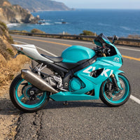 US STOCK NT Injection Mold New Kit Turquoise White Black ABS Fairing Fit for Suzuki GSXR 1000 2005-2006 N087 Available in CA
