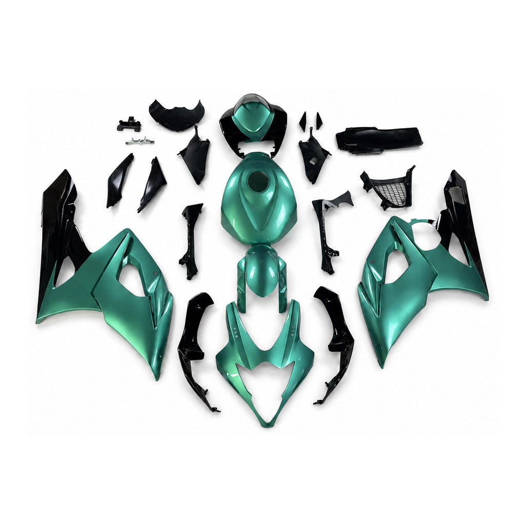 NT Fairing Fit for Suzuki 2005-2006 GSXR 1000 N090- Teal Green Black | ABS Injection - 1