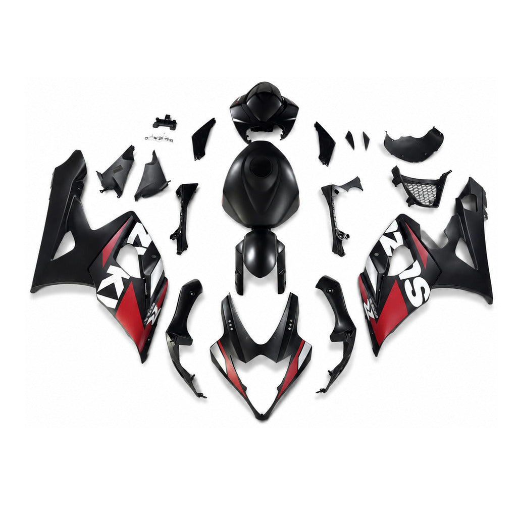 NT Fairing Fit for Suzuki 2005-2006 GSXR 1000 N092- Red Black | ABS Injection - 1