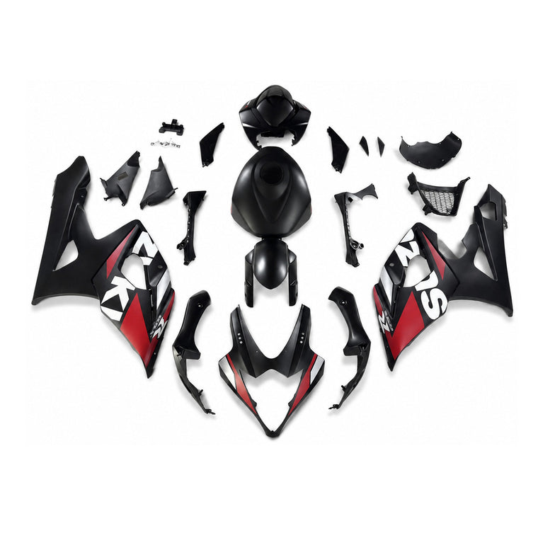 NT Fairing Fit for Suzuki 2005-2006 GSXR 1000 N092- Red Black | ABS Injection