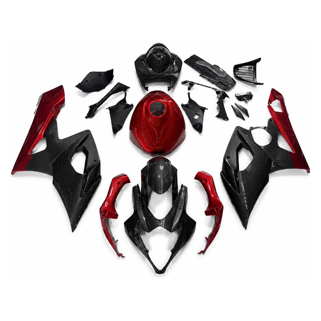 NT Fairing Fit for Suzuki 2005-2006 GSXR 1000 S03- Burgundy Black | ABS Injection - 1