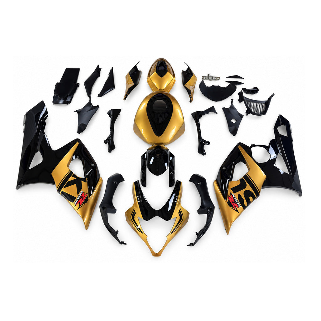 NT Fairing Fit for Suzuki 2005-2006 GSXR 1000 S095- Gold Blue Black | ABS Injection - 1