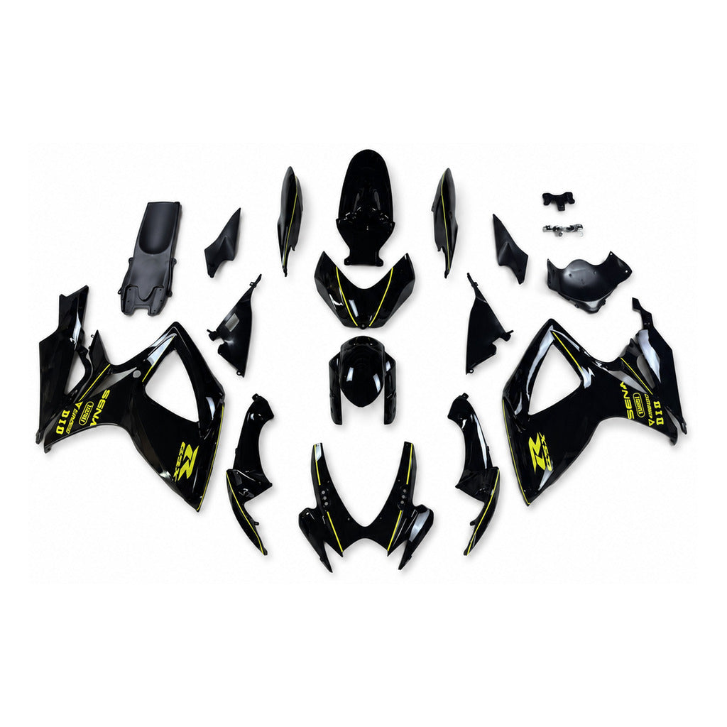 NT Fairing Fit for Suzuki 2006-2007 GSXR600/750 N160- Blue Olive Green Black | ABS Injection - 1