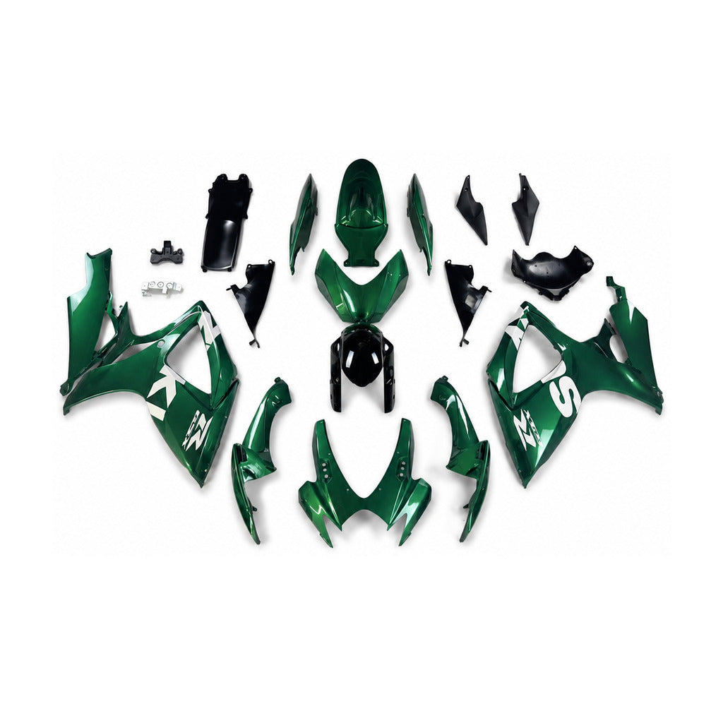 NT Fairing Fit for Suzuki 2006-2007 GSXR600/750 N165- Green Teal Black | ABS Injection - 1