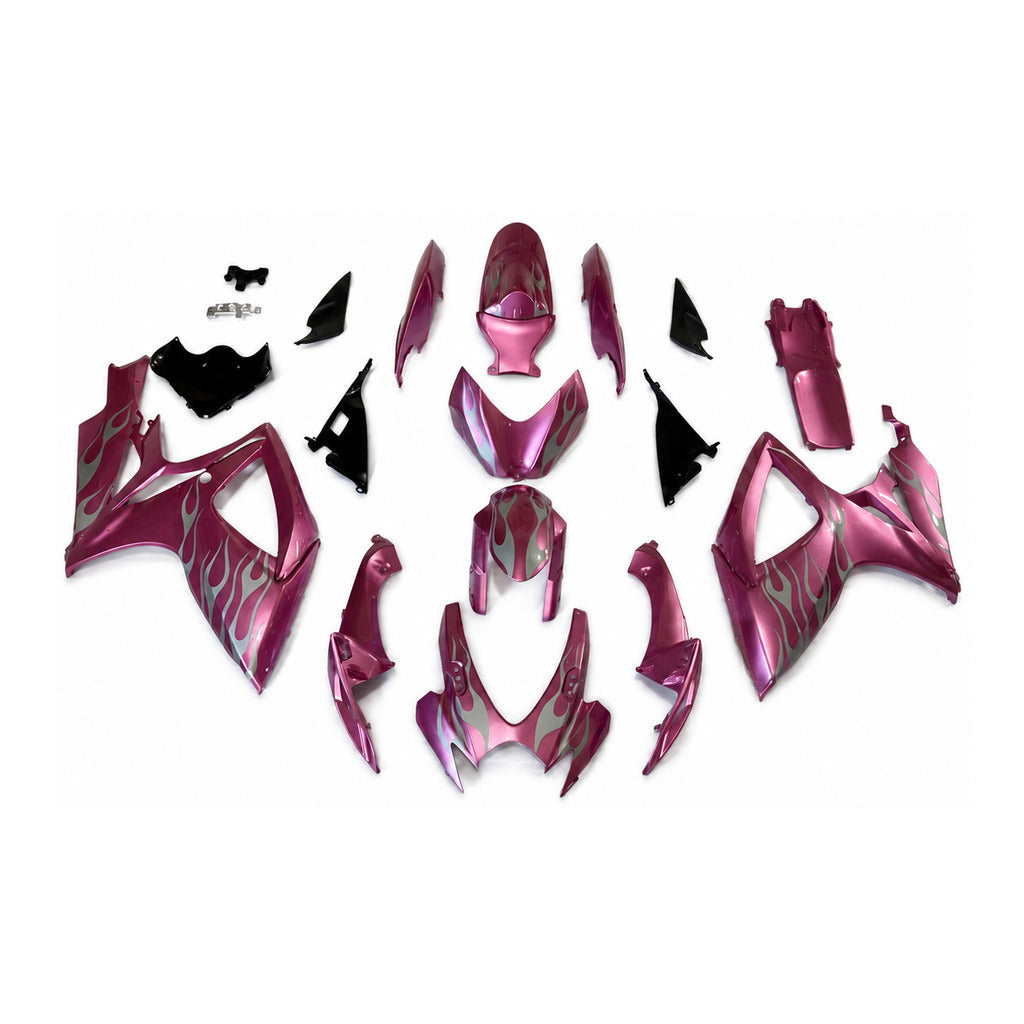 NT Fairing Fit for Suzuki 2006-2007 GSXR600/750 N168- Pink Burgundy | ABS Injection - 1