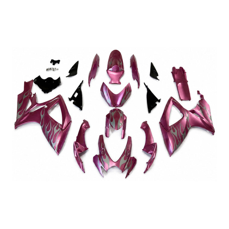 NT Fairing Fit for Suzuki 2006-2007 GSXR600/750 N168- Pink Burgundy | ABS Injection
