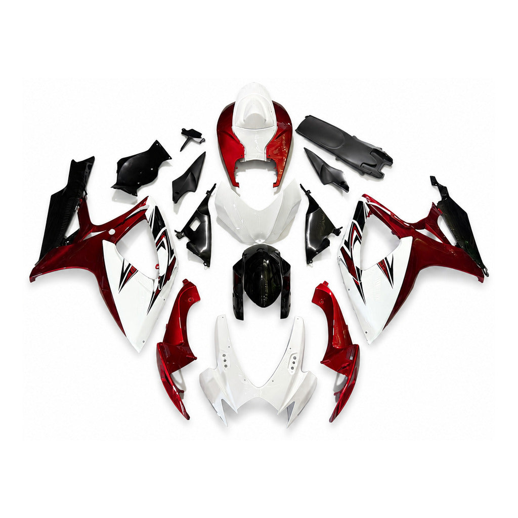 NT Fairing Fit for Suzuki 2006-2007 GSXR600/750 N171- Burgundy Black | ABS Injection - 1
