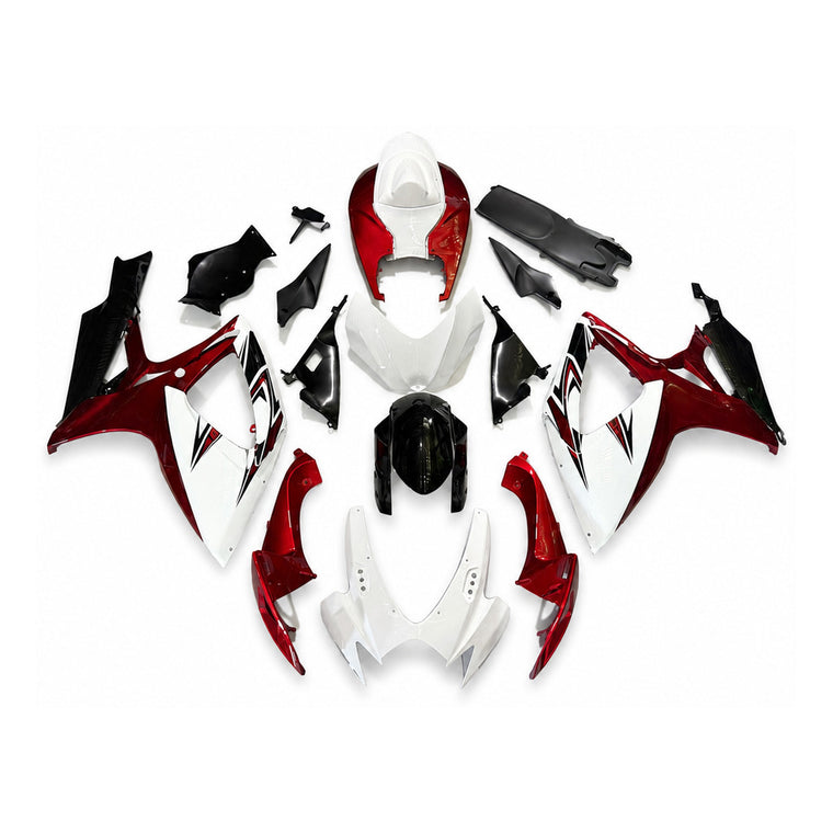 NT Fairing Fit for Suzuki 2006-2007 GSXR600/750 N171- Burgundy Black | ABS Injection