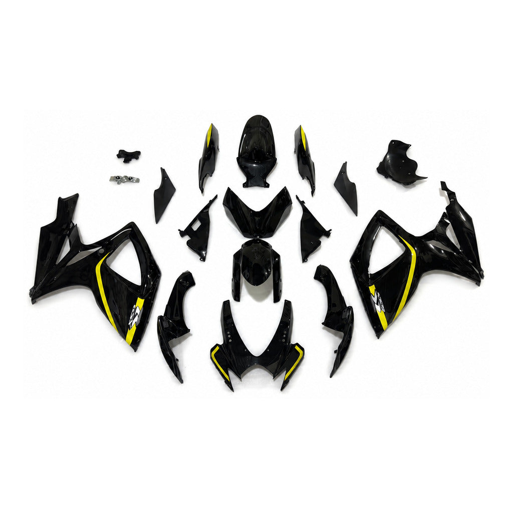 NT Fairing Fit for Suzuki 2006-2007 GSXR600/750 N175- Black | ABS Injection - 1