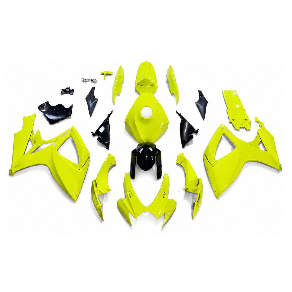 NT Fairing Fit for Suzuki 2006-2007 GSXR600/750 N149- Green Black | ABS Injection - 1