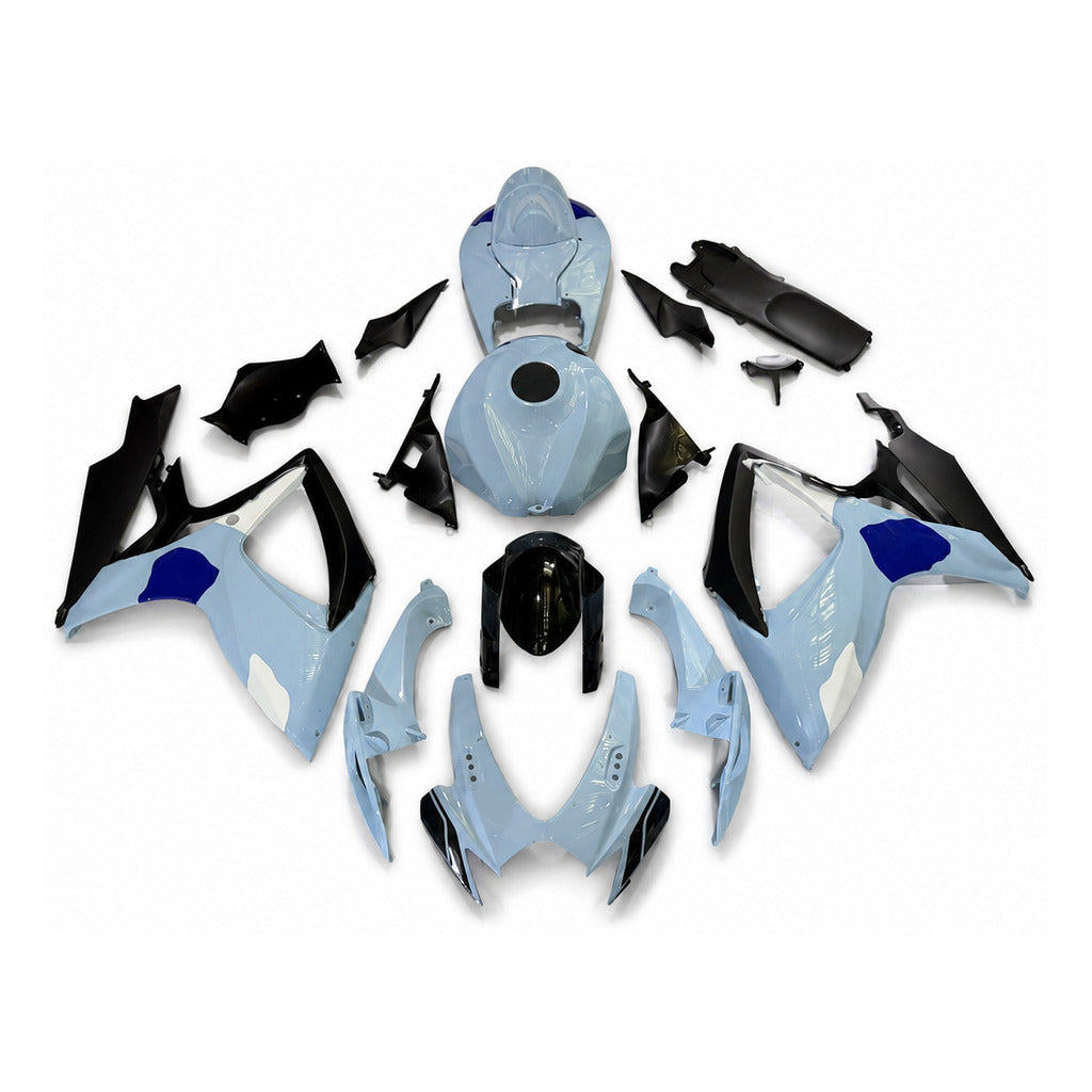 NT Fairing Fit for Suzuki 2006-2007 GSXR600/750 T167- Blue Black | ABS Injection - 1