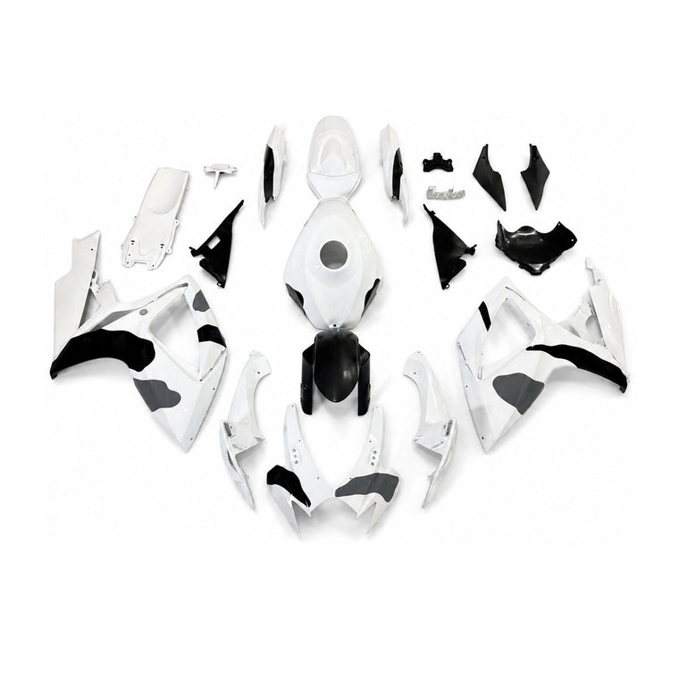 NT Fairing Fit for Suzuki 2006-2007 GSXR600/750 T180- White Black | ABS Injection