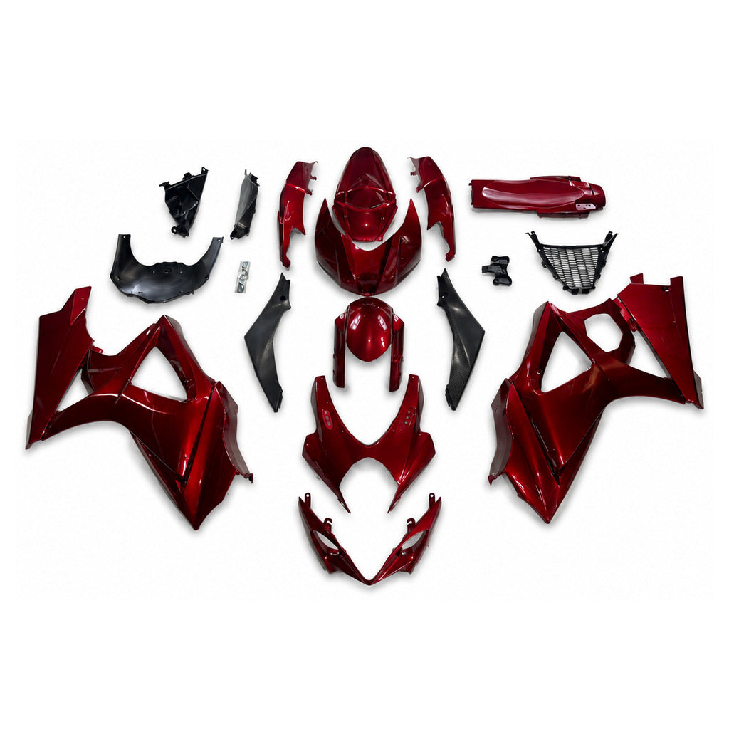 NT Fairing Fit for Suzuki 2007-2008 GSXR 1000 N086- Burgundy Black | ABS Injection - 1