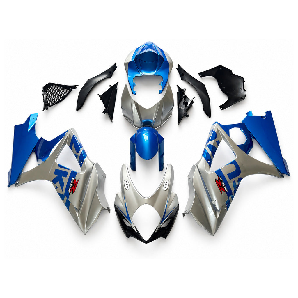 NT Fairing Fit for Suzuki 2007-2008 GSXR 1000 N093- Blue Gold | ABS Injection - 1
