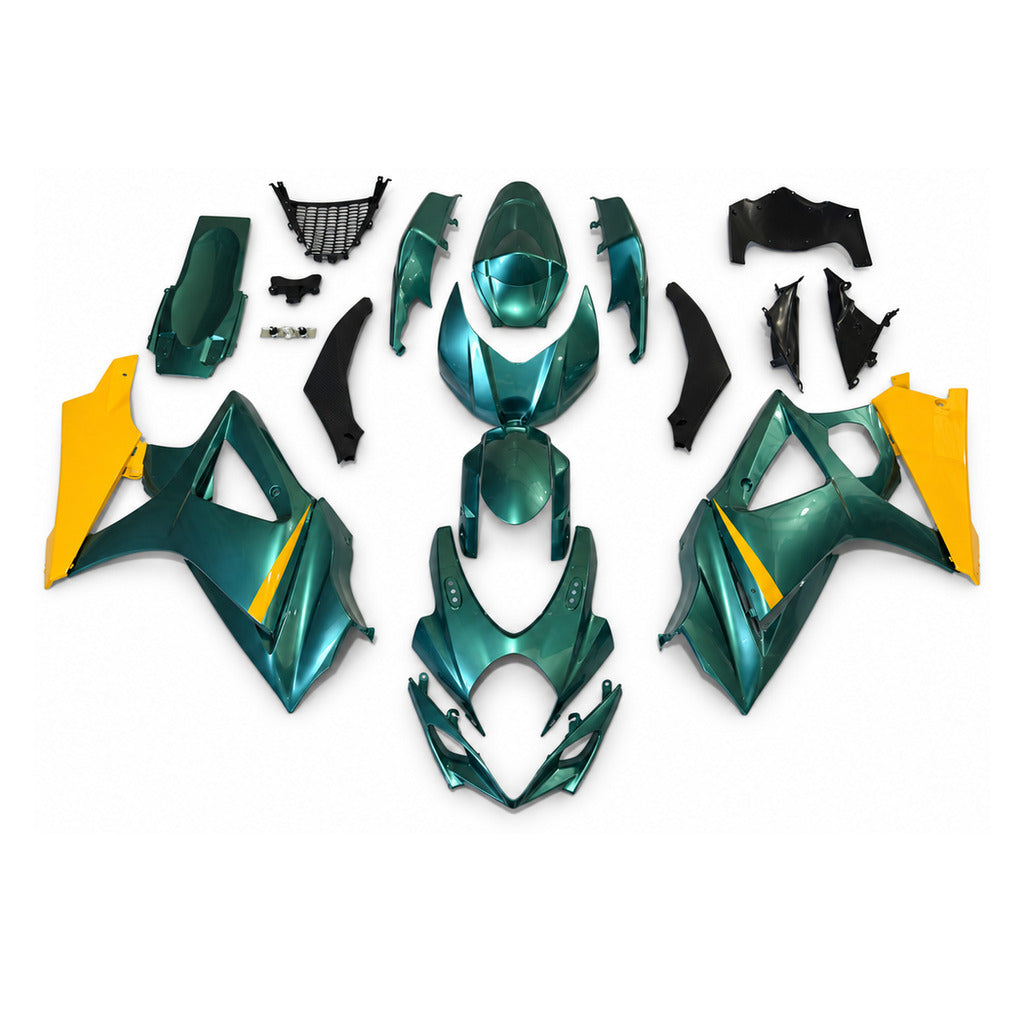 NT Fairing Fit for Suzuki 2007-2008 GSXR 1000 N095- Teal Green | ABS Injection - 1