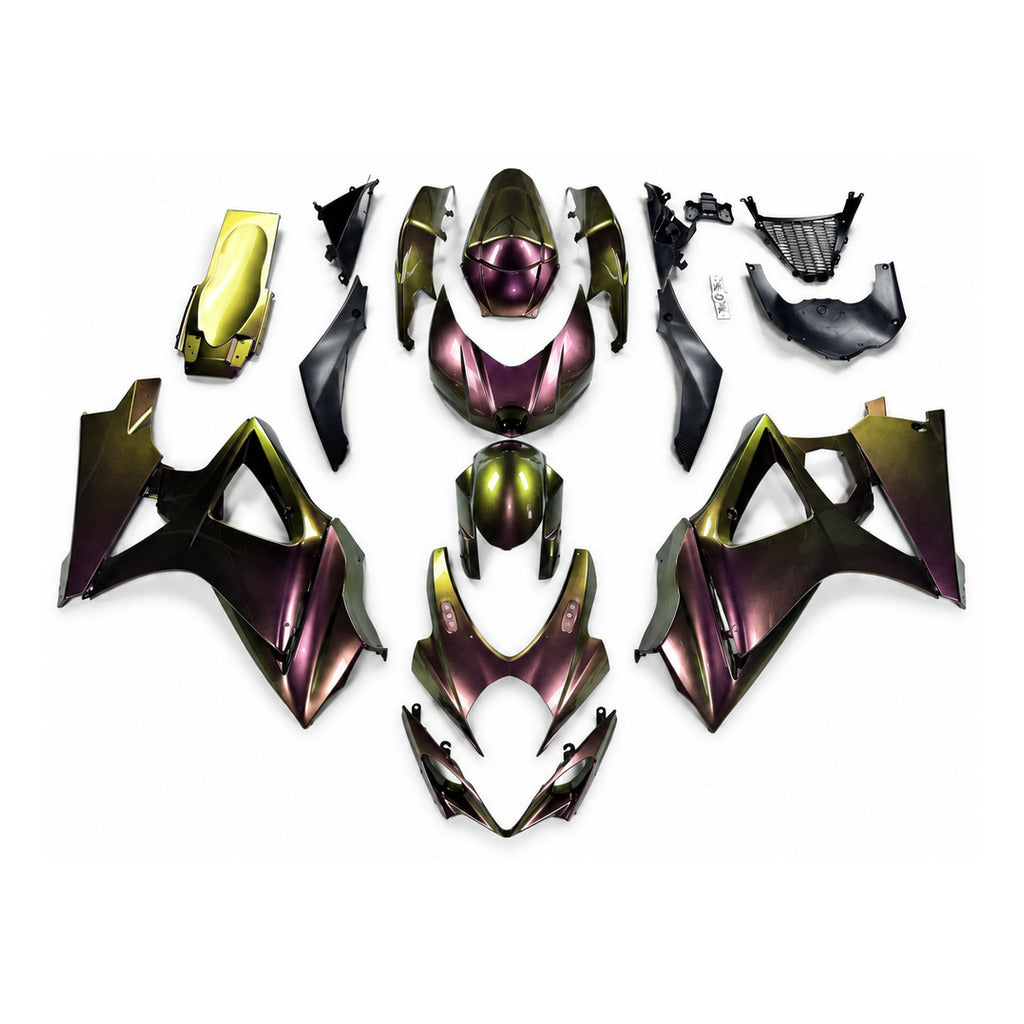 NT Fairing Fit for Suzuki 2007-2008 GSXR 1000 N089- Gold Burgundy Black | ABS Injection - 1