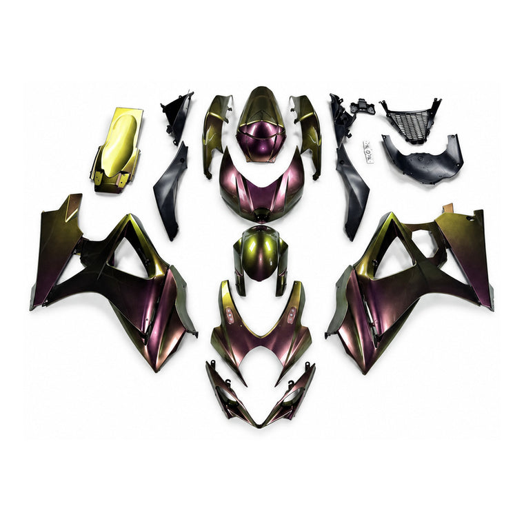 NT Fairing Fit for Suzuki 2007-2008 GSXR 1000 N089- Gold Burgundy Black | ABS Injection