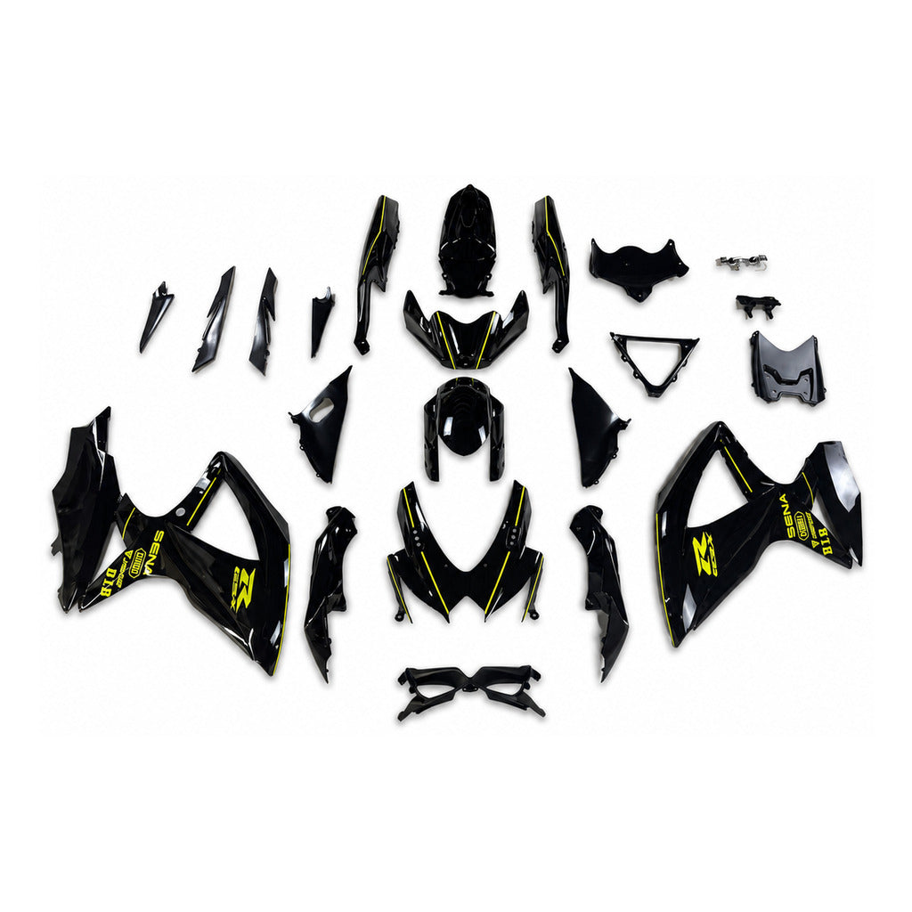 NT Fairing Fit for Suzuki 2008-2010 GSXR600/750 N121- Olive Green Black | ABS Injection - 1