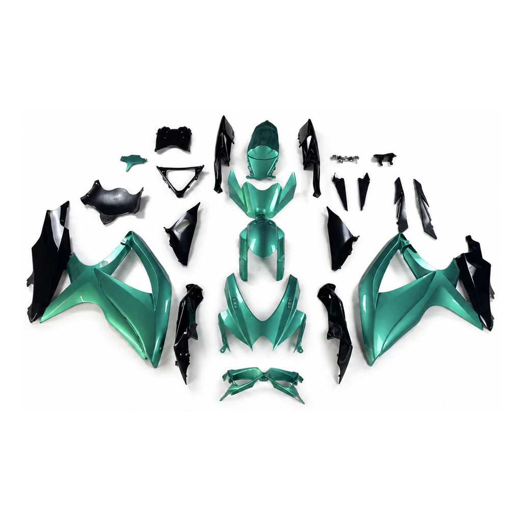 NT Fairing Fit for Suzuki 2008-2010 GSXR600/750 N125- Teal Green Black | ABS Injection - 1
