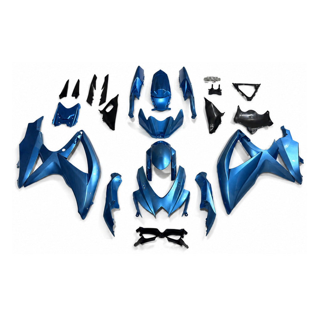 NT Fairing Fit for Suzuki 2008-2010 GSXR600/750 N127- Blue Black | ABS Injection - 1