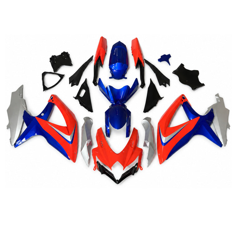 NT Fairing Fit for Suzuki 2008-2010 GSXR600/750 N137- Red Blue Black | ABS Injection