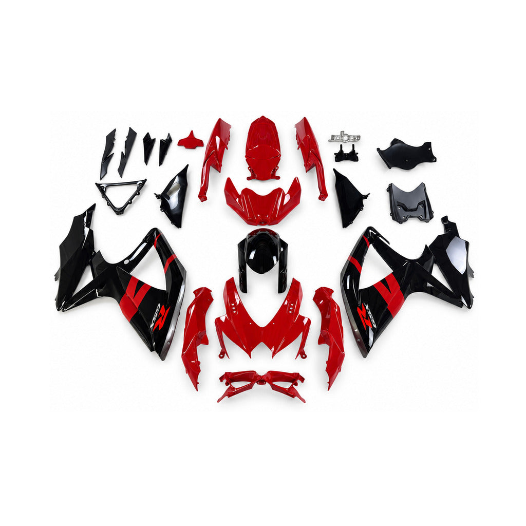 NT Fairing Fit for Suzuki 2008-2010 GSXR600/750 N138- Red Black | ABS Injection - 1