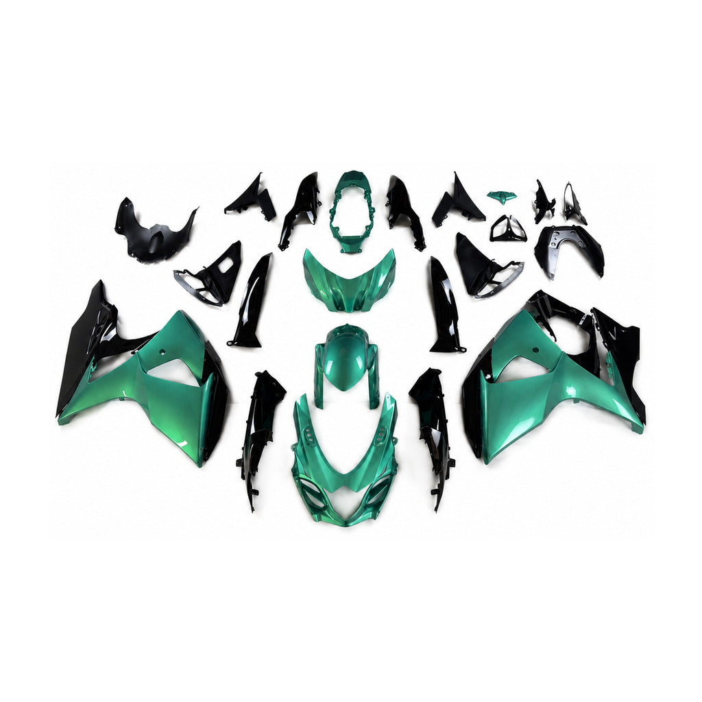 NT Fairing Fit for Suzuki 2009-2016 GSXR 1000 N091- Teal Green Black | ABS Injection - 1