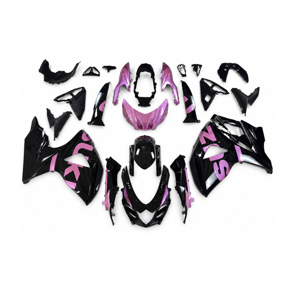 NT Fairing Fit for Suzuki 2009-2016 GSXR 1000 R100- Pink Black | ABS Injection - 1