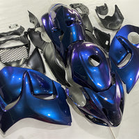 US STOCK NT Aftermarket Injection ABS Plastic Fairing Fit for GSXR 1300 Hayabusa 2008-2020 Chameleon Purple Blue N091 Available in TX