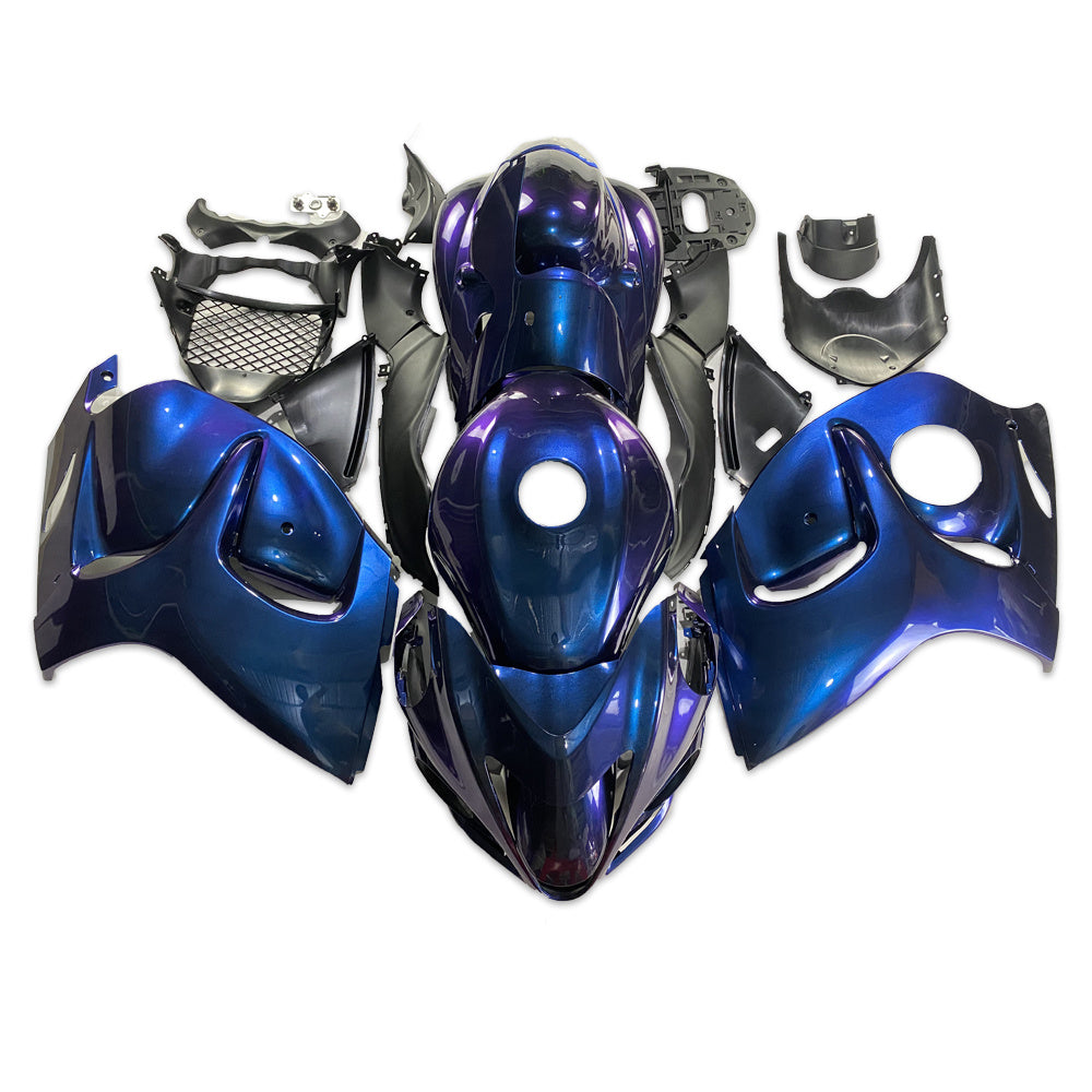 NT Fairing Fit for Suzuki 2008-2020 Hayabusa GSXR 1300 N091- Chameleon Purple Blue | ABS Injection, US Stock