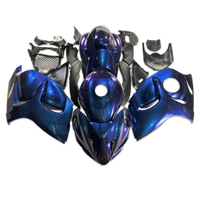 NT Fairing Fit for Suzuki 2008-2020 Hayabusa GSXR 1300 N091- Chameleon Purple Blue | ABS Injection, US Stock