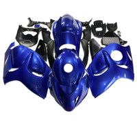 US STOCK NT Aftermarket Injection ABS Plastic Fairing Fit for GSXR 1300 Hayabusa 2008-2020 Blue Carbon Fiber Look S06 Available in CA