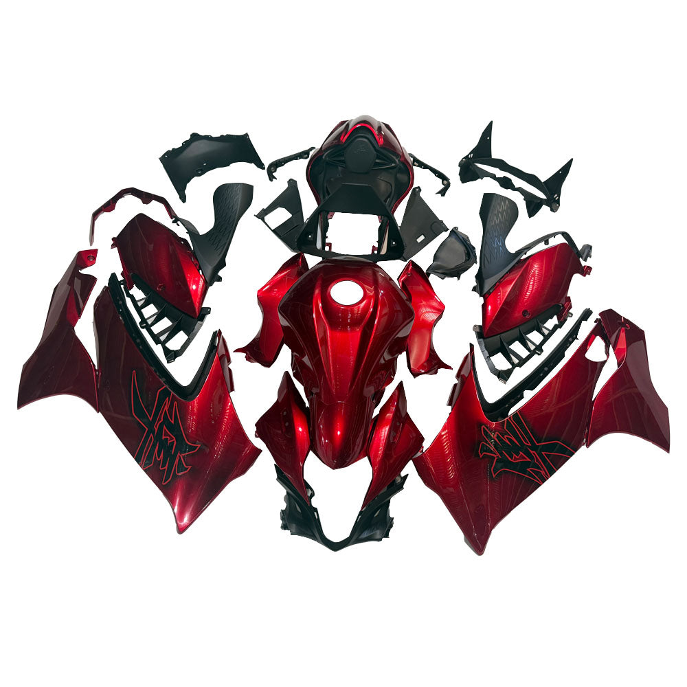 NT Fairing Fit for Suzuki 2021-2027 Hayabusa GSXR 1300 N014- Gen Glossy Red | ABS Injection