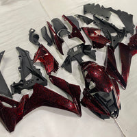 NT Aftermarket Injection ABS Plastic Fairing Fit for GSX8R 2024-2025 Red Forged Carbon Fiber Look S03
