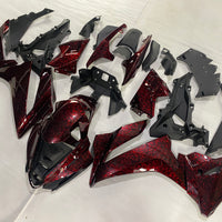 NT Aftermarket Injection ABS Plastic Fairing Fit for GSX8R 2024-2025 Red Forged Carbon Fiber Look S03