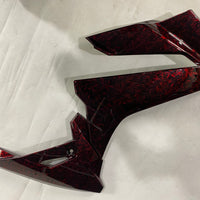 NT Aftermarket Injection ABS Plastic Fairing Fit for GSX8R 2024-2025 Red Forged Carbon Fiber Look S03