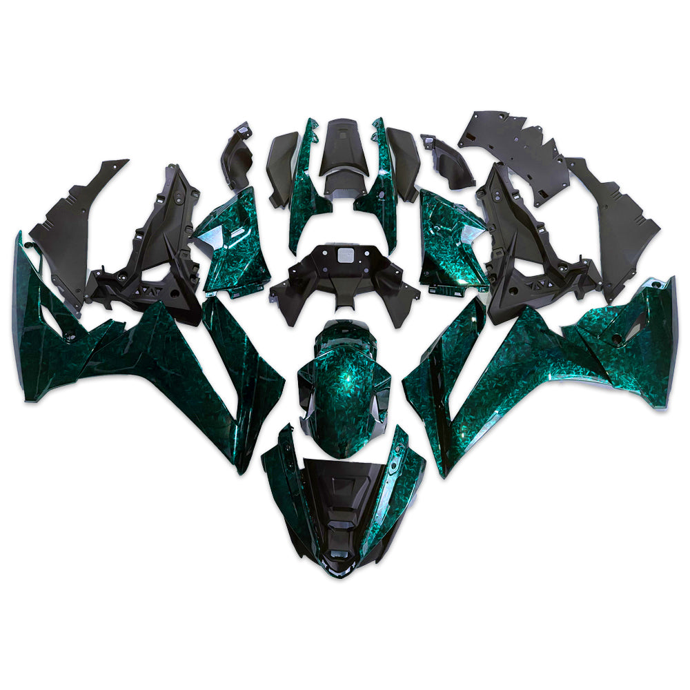 NT Fairing Fit for Suzuki 2024-2027 GSX-8R S06- Green Forged Carbon Fiber Look | ABS Injection