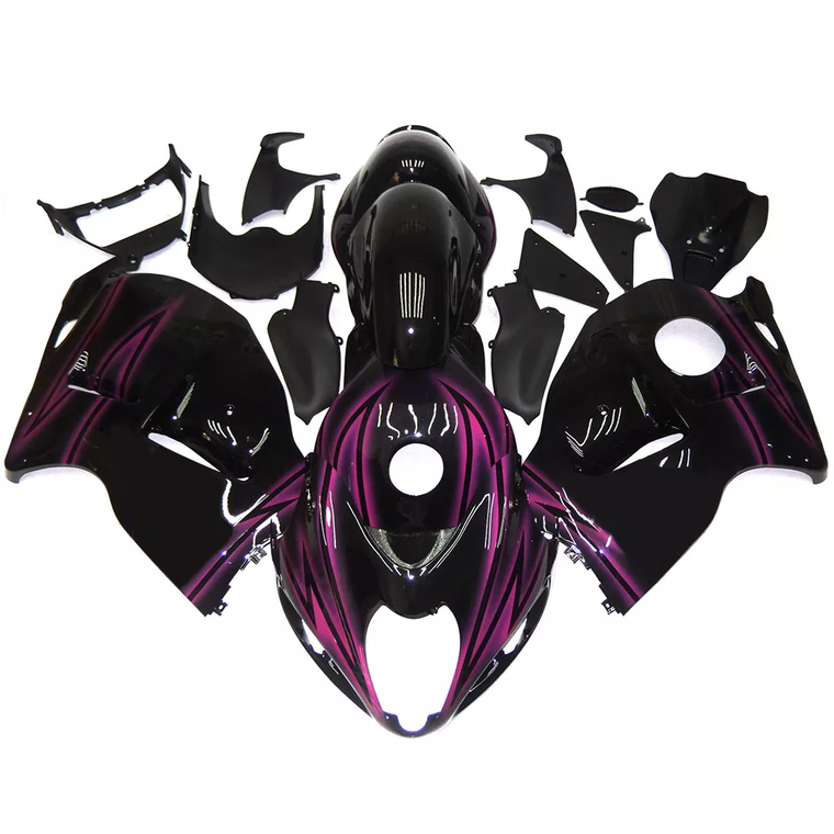 NT Fairing Fit for Suzuki 1999-2007 Hayabusa GSXR 1300 N063- Purple Black | ABS Injection, US Stock