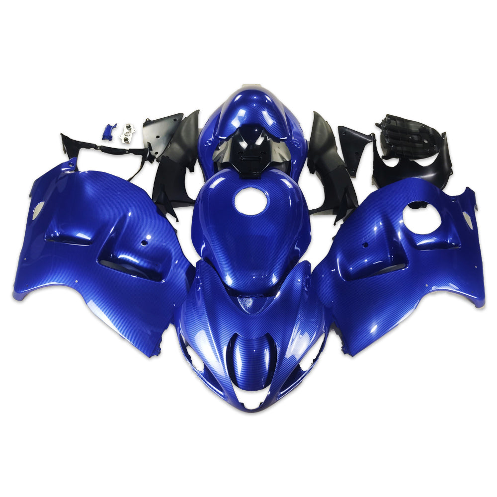 NT Fairing Fit for Suzuki 1999-2007 Hayabusa GSXR 1300 S03- Blue Carbon Fiber Look | ABS Injection