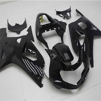 NT Aftermarket Injection ABS Plastic Fairing Fit for GSXR 600/750 2001-2003 Glossy Black + tank cover