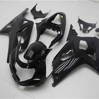 NT Aftermarket Injection ABS Plastic Fairing Fit for GSXR 600/750 2001-2003 Glossy Black + tank cover