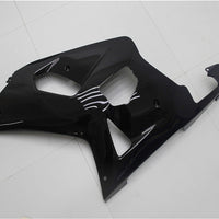 NT Aftermarket Injection ABS Plastic Fairing Fit for GSXR 600/750 2001-2003 Glossy Black + tank cover
