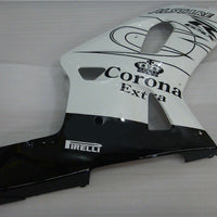 NT Aftermarket Injection ABS Plastic Fairing Fit for GSXR 600/750 2001-2003 White Black N055