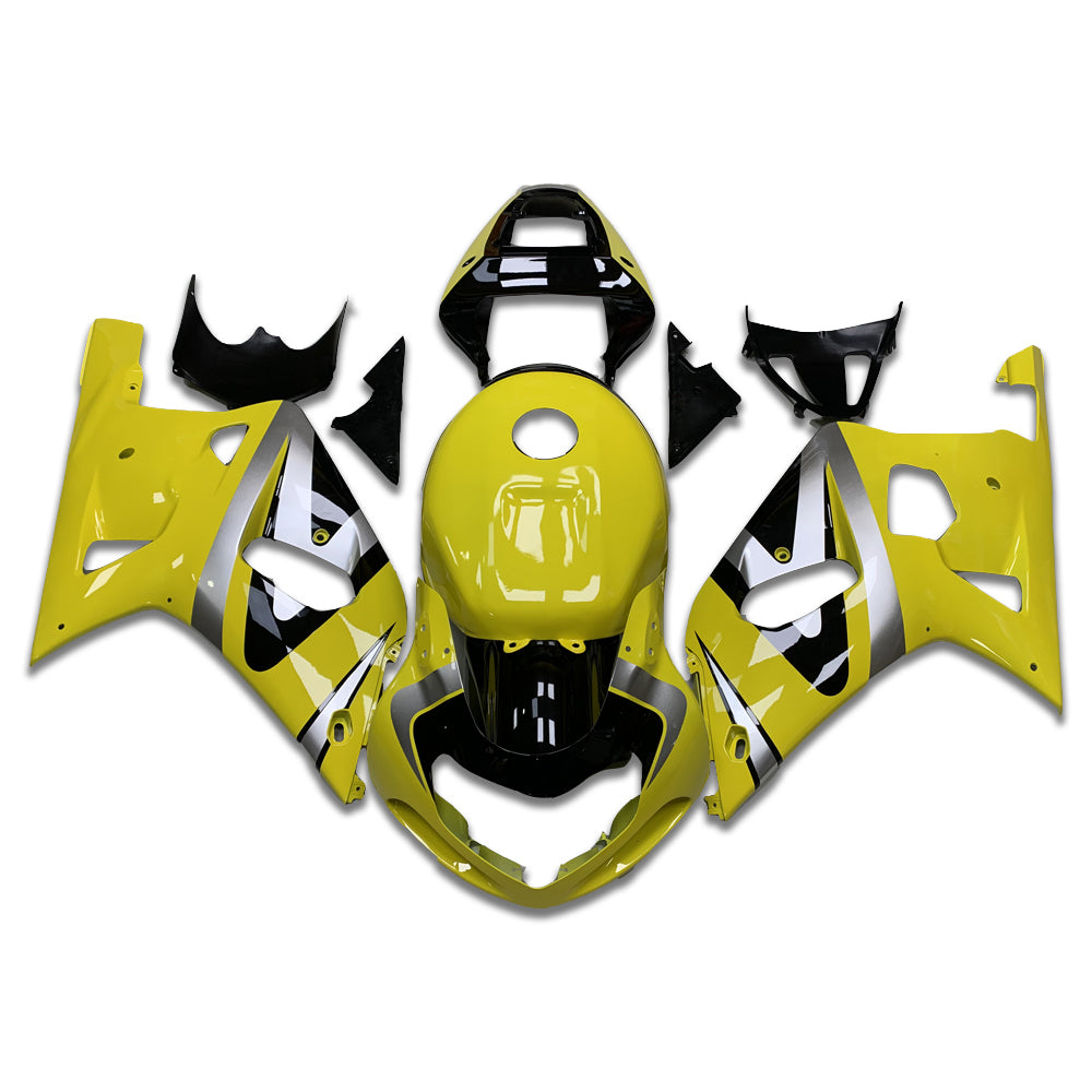 NT Fairing Fit for Suzuki 2001-2003 GSXR600/750 T077- Yellow Black | ABS Injection