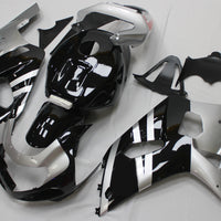 US STOCK NT Aftermarket Injection ABS Plastic Fairing Fit for GSXR 600/750 2001-2003 Silver Black N094 Available in CA