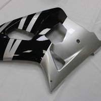 US STOCK NT Aftermarket Injection ABS Plastic Fairing Fit for GSXR 600/750 2001-2003 Silver Black N094 Available in CA