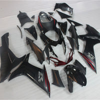 NT Aftermarket Injection ABS Plastic Fairing Fit for GSXR 600/750 2011-2024 Black Gray N002