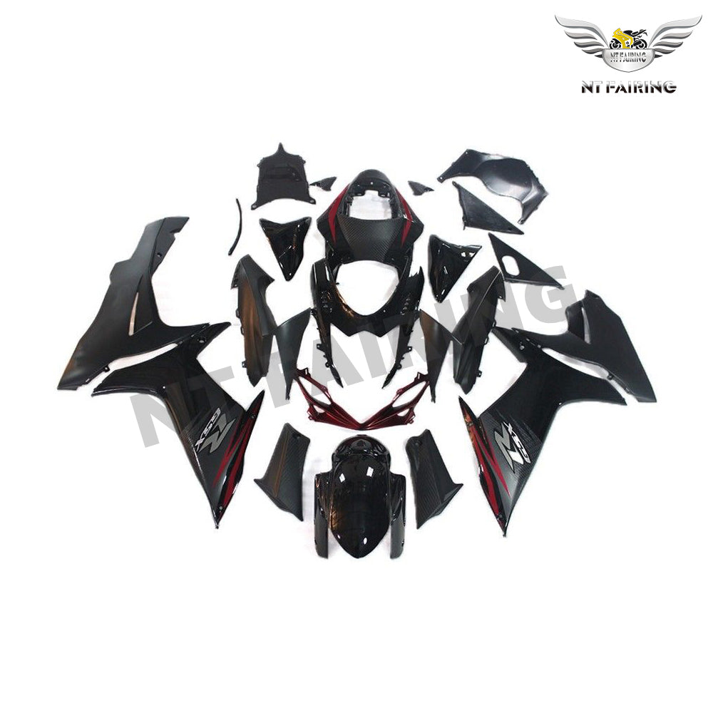 NT Fairing Fit for Suzuki 2011-2027 GSXR600/750 N002- Black Gray | ABS Injection