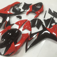 US STOCK NT Aftermarket Injection ABS Plastic Fairing Fit for GSXR 600/750 2011-2024 Red Black N031 Available in CA