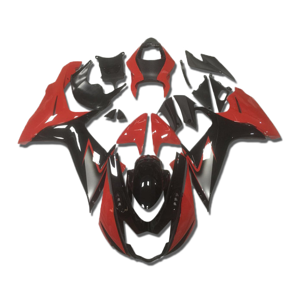NT Fairing Fit for Suzuki 2011-2027 GSXR600/750 N031- Red Black | ABS Injection, US Stock